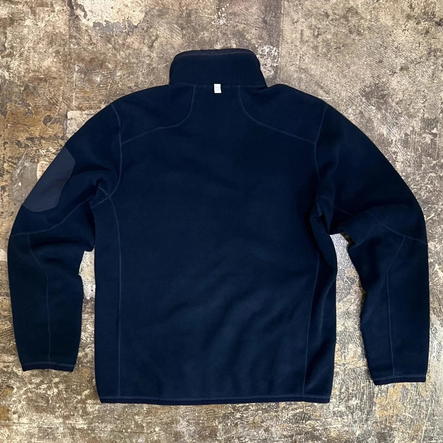 POLO SPORT RLX RALPH LAUREN FLAG HALF ZIP FLEECE BLACK