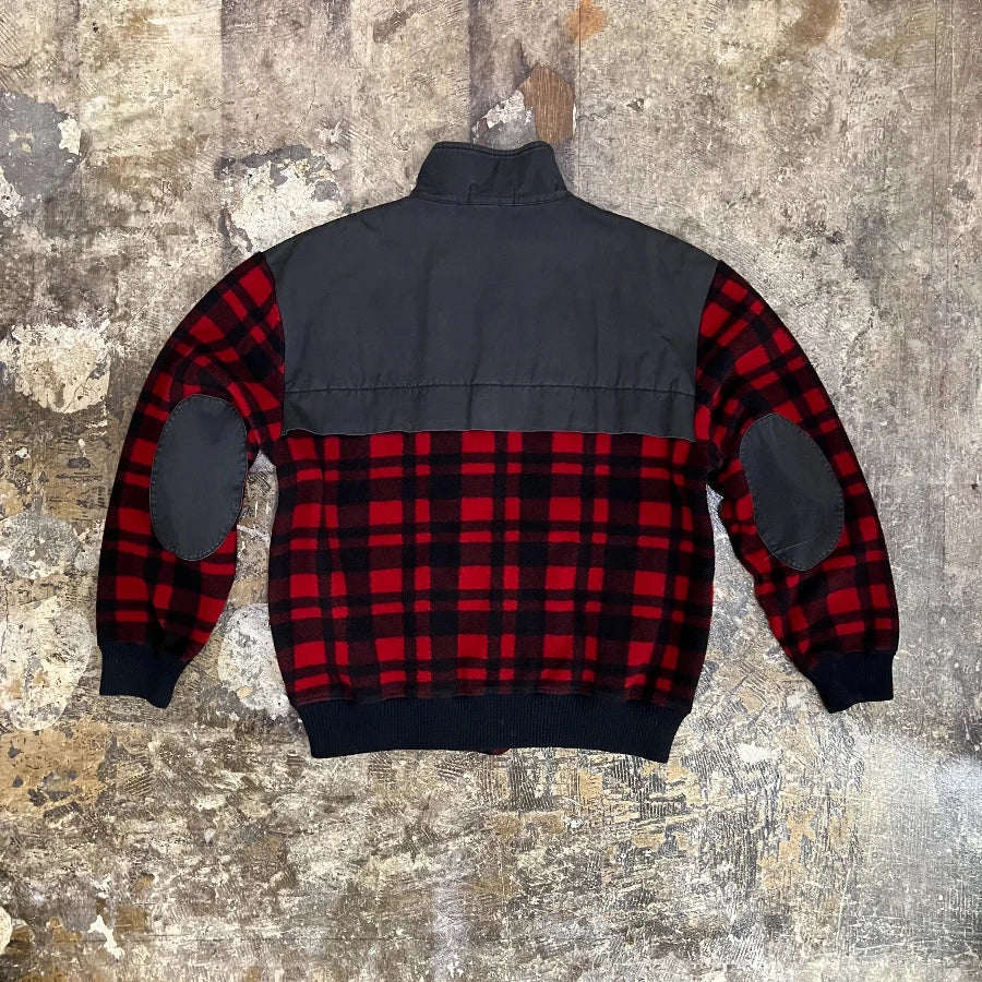 POLO RALPH LAUREN POLO SPORTSMAN CHECK FLEECE JACKET RED