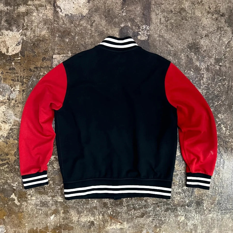 POLO RALPH LAUREN P WING STADIUM JACKET BLACK RED