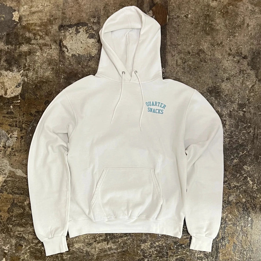 QUARTER SNACKS CHAMPION SNACKSMAN HOODY WHITE