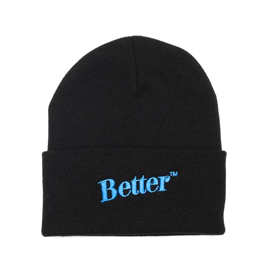 BETTER™ GIFT SHOP - "STANDARD LOGO" BLACK BEANIE