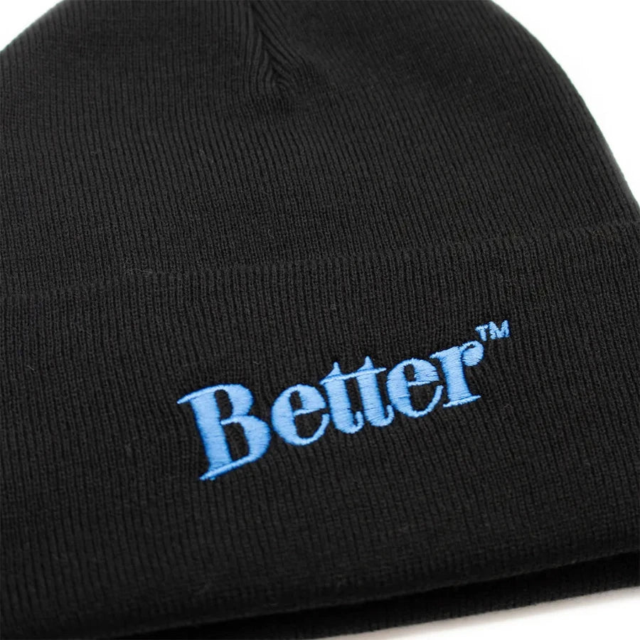 BETTER™ GIFT SHOP - "STANDARD LOGO" BLACK BEANIE