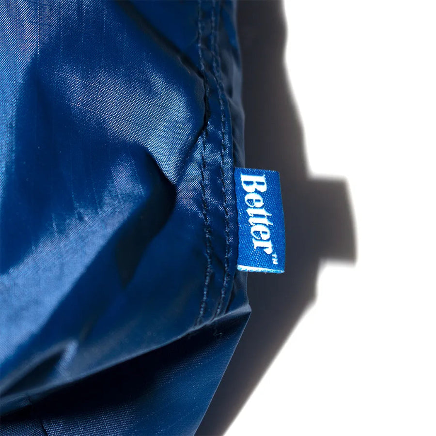 BETTER™ GIFT SHOP - "REFLECTIVE LOGO" BLUE NYLON SIDEBAG