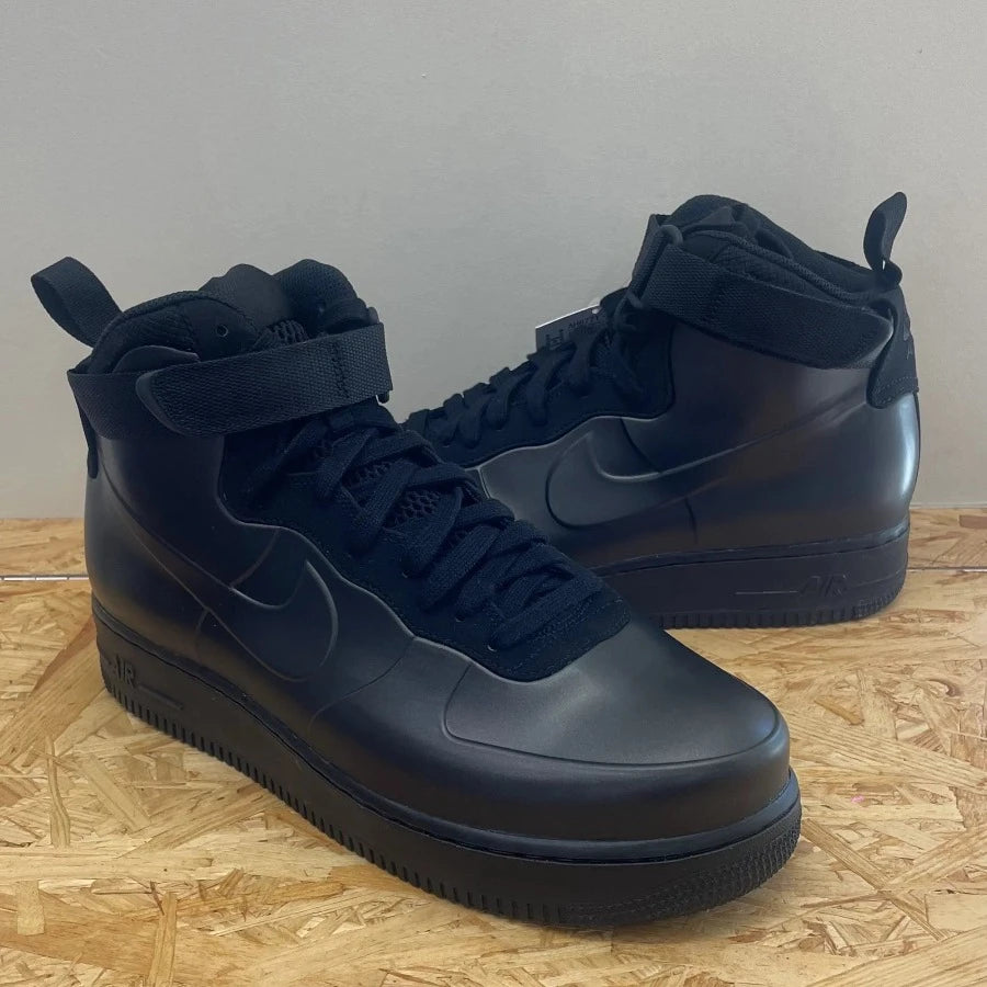 Nike air force 1 cheap foamposite cup triple black