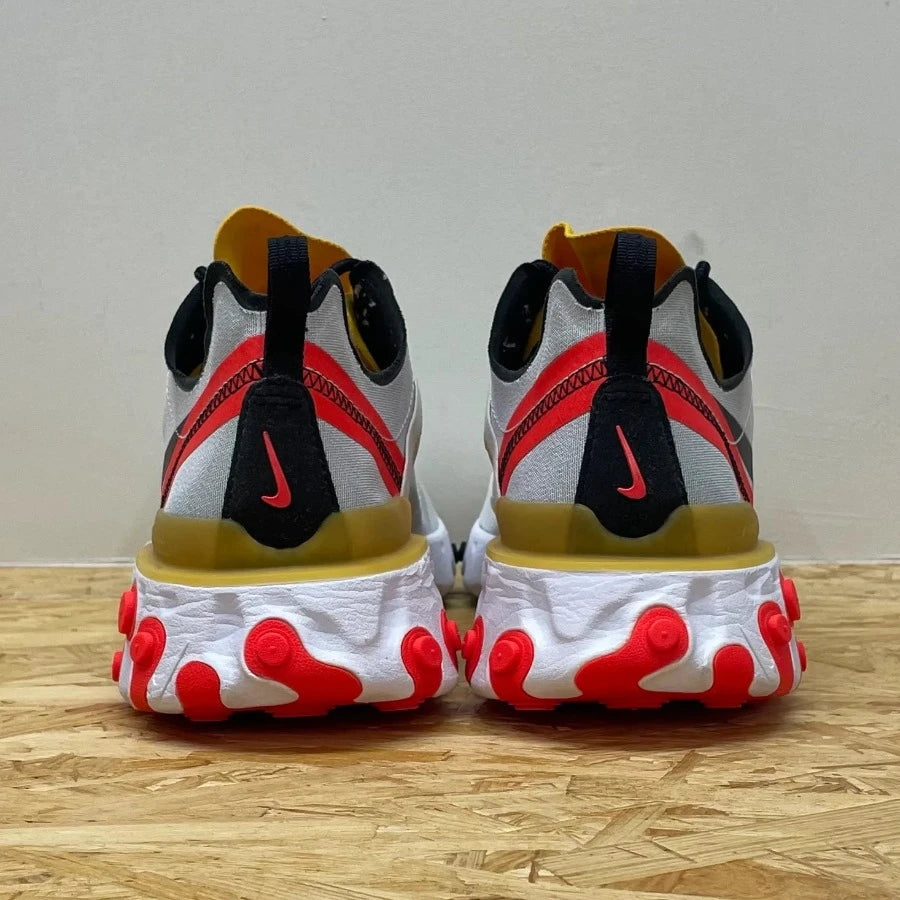 NIKE REACT ELEMENT 55 "WHITE BLACK CRIMSON GOLD" (20240227005)