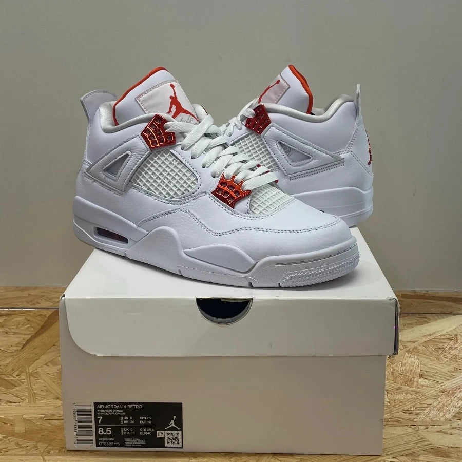 AIR JORDAN 4 RETRO "ORANGE METALLIC" (20240603001)