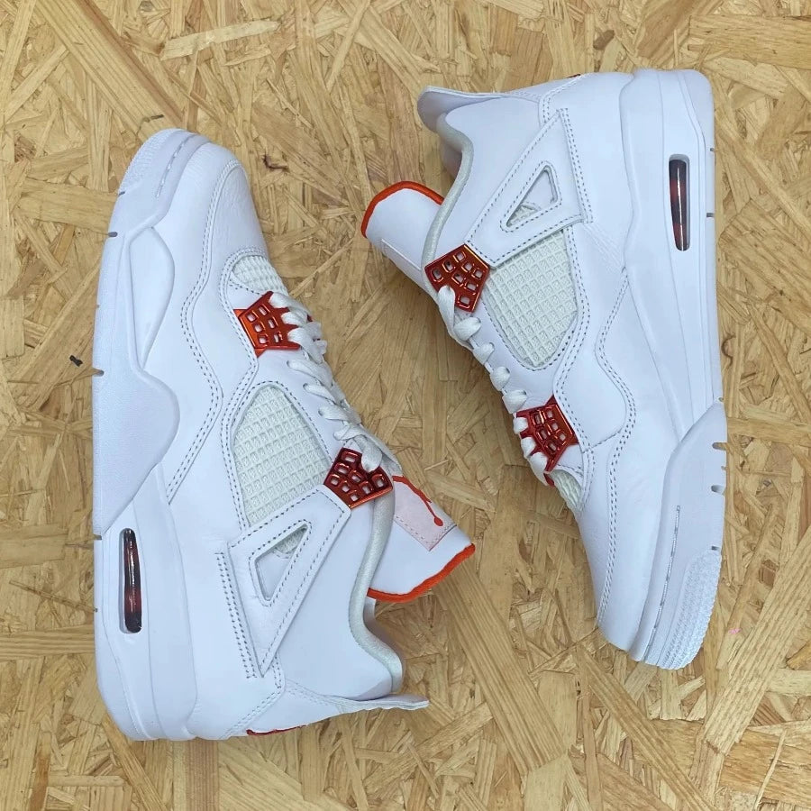 AIR JORDAN 4 RETRO "ORANGE METALLIC" (20240603001)