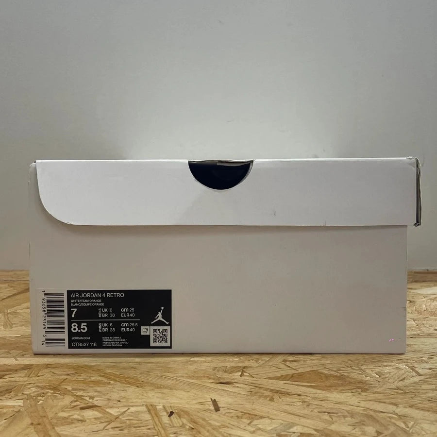 AIR JORDAN 4 RETRO "ORANGE METALLIC" (20240603001)