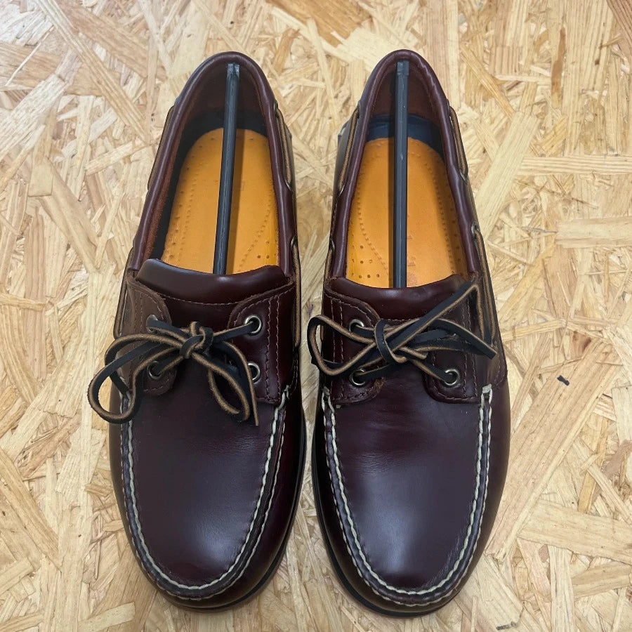 CLASSIC BOAT SHOES MEDIUM BROWN FULL GRAIN (20240207018)