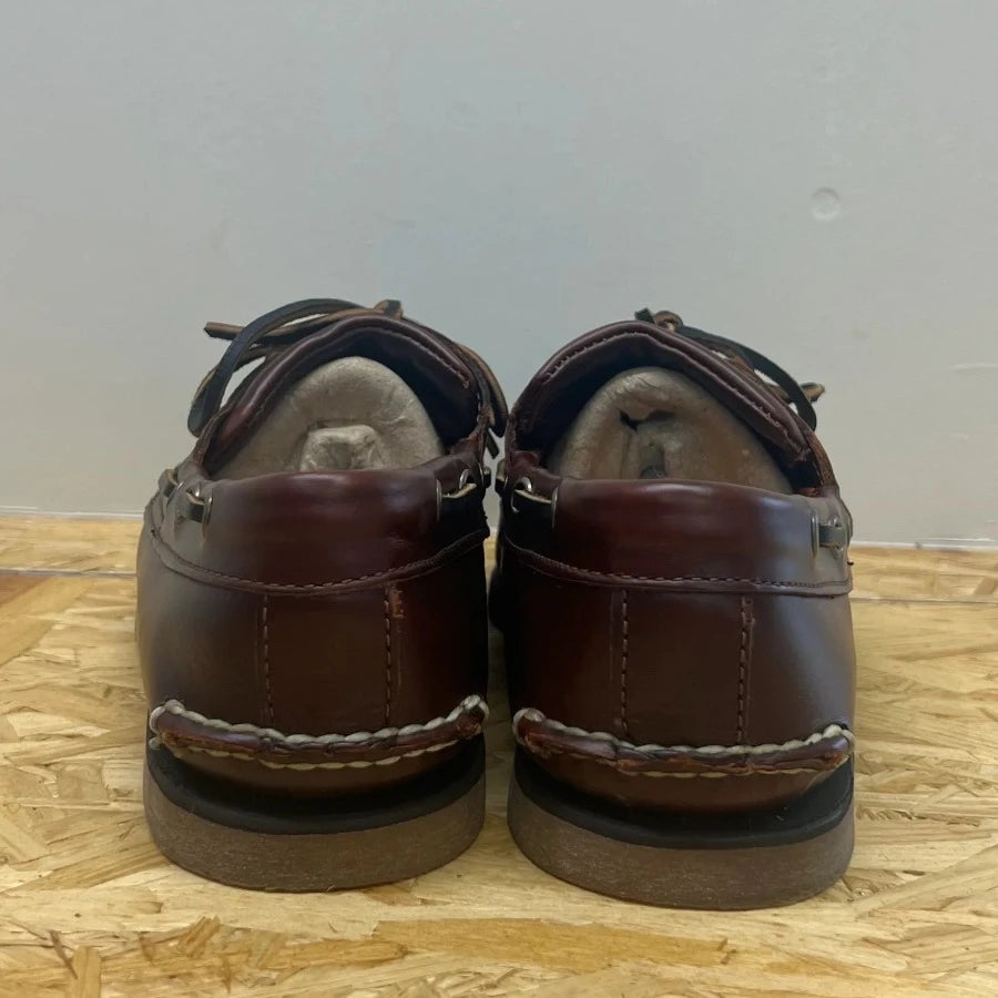 CLASSIC BOAT SHOES MEDIUM BROWN FULL GRAIN (20240207018)