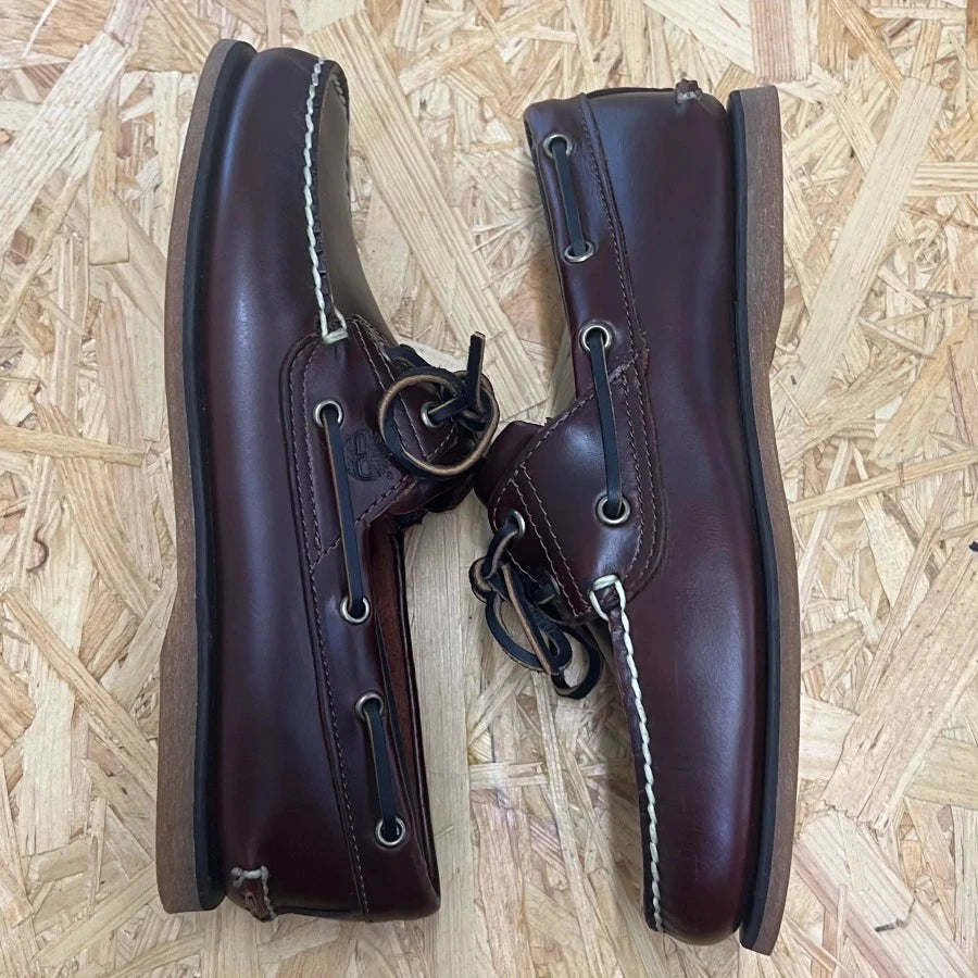 CLASSIC BOAT SHOES MEDIUM BROWN FULL GRAIN (20240207018)