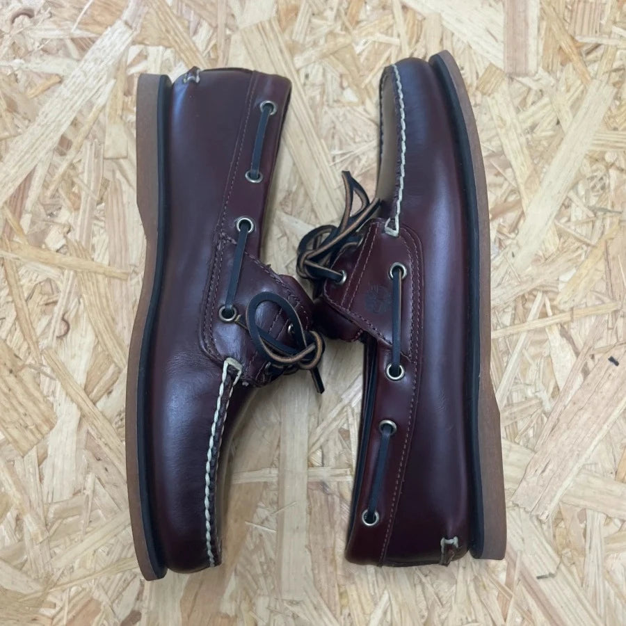 CLASSIC BOAT SHOES MEDIUM BROWN FULL GRAIN (20240207018)
