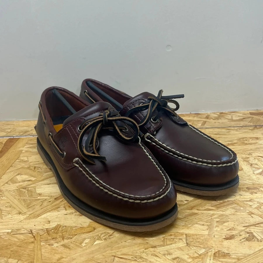 CLASSIC BOAT SHOES MEDIUM BROWN FULL GRAIN (20240207018)