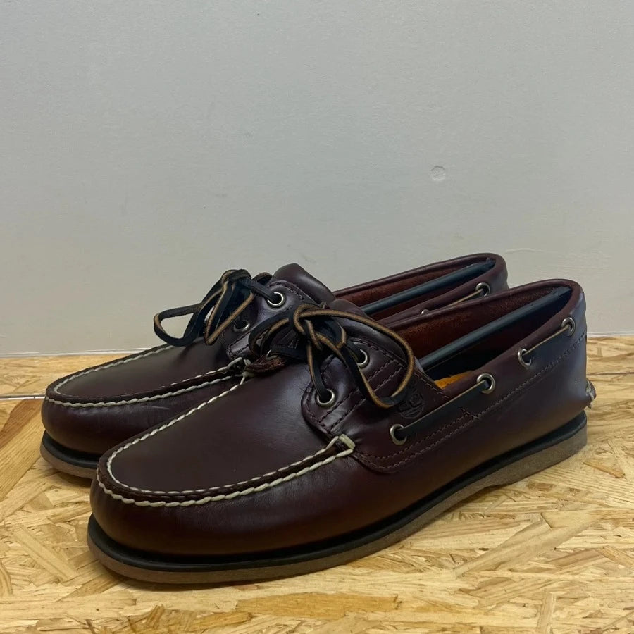 CLASSIC BOAT SHOES MEDIUM BROWN FULL GRAIN (20240207018)