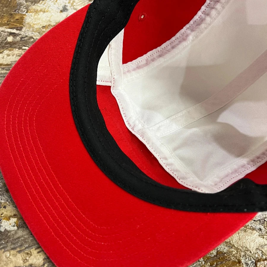 SUPREME TWO TONE CAMP HAT RED