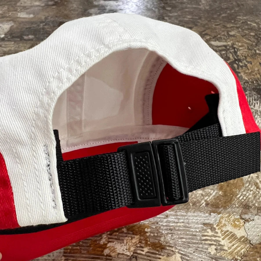 SUPREME TWO TONE CAMP HAT RED