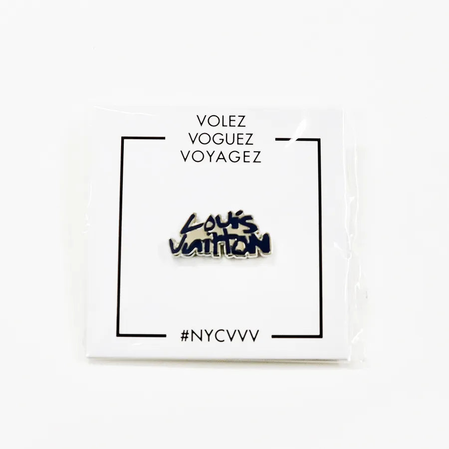 LOUIS VUITTON VOLEZ VOGUEZ VOYAGEZ NYC EXHIBITION STEPHEN SPROUSE GRAFFITPIN