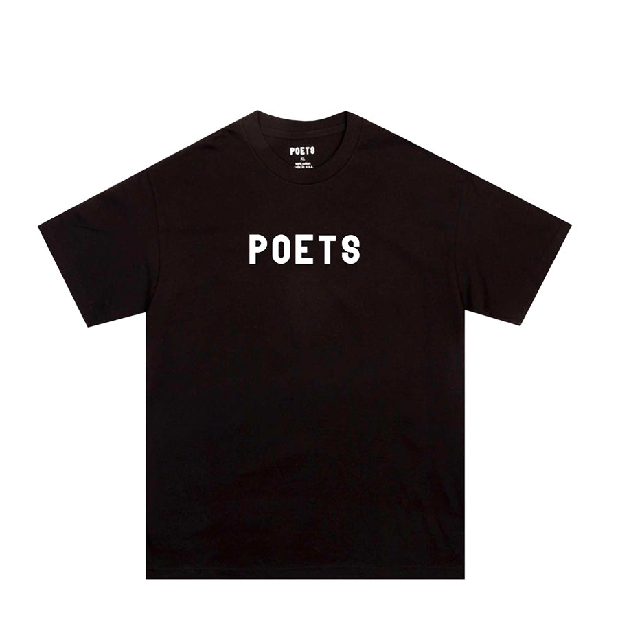 POETS - OG LOGO TEE - BLACK /WHITE