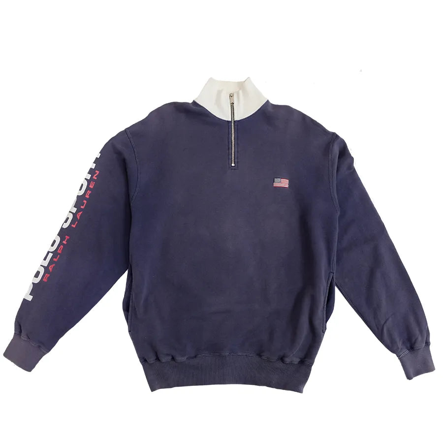 POLO SPORT RALPH LAUREN USA FLAG ZIP SWEATSHIRT