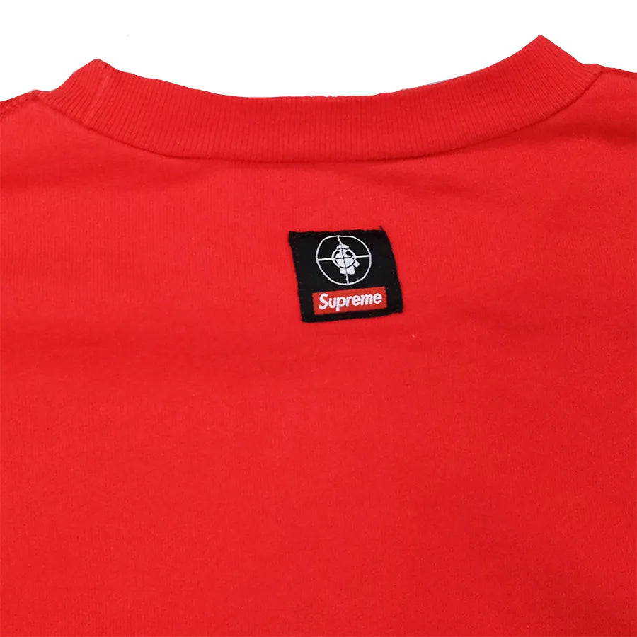VINTAGE SUPREME PUBLIC ENEMY CREWNECK SWEATER RED 2006