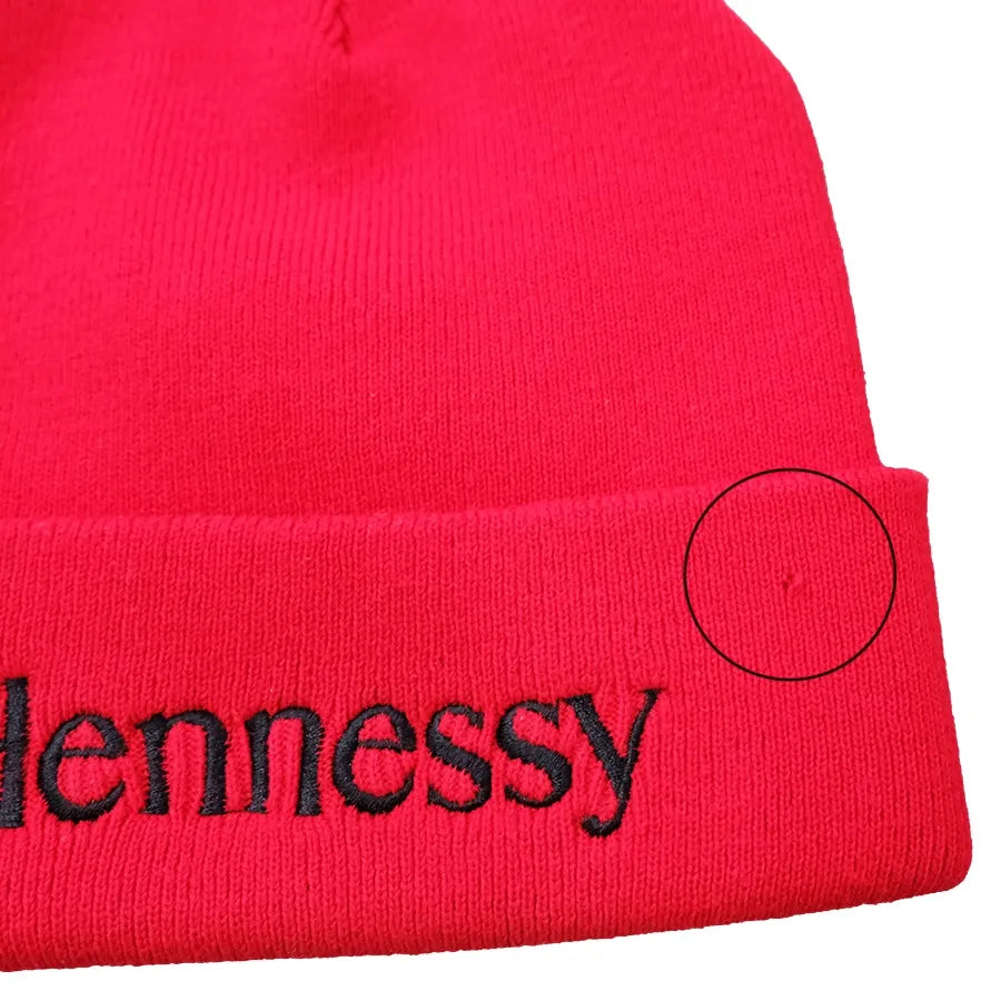 VINTAGE SUPREME HENNESSY BEANIE RED FW11