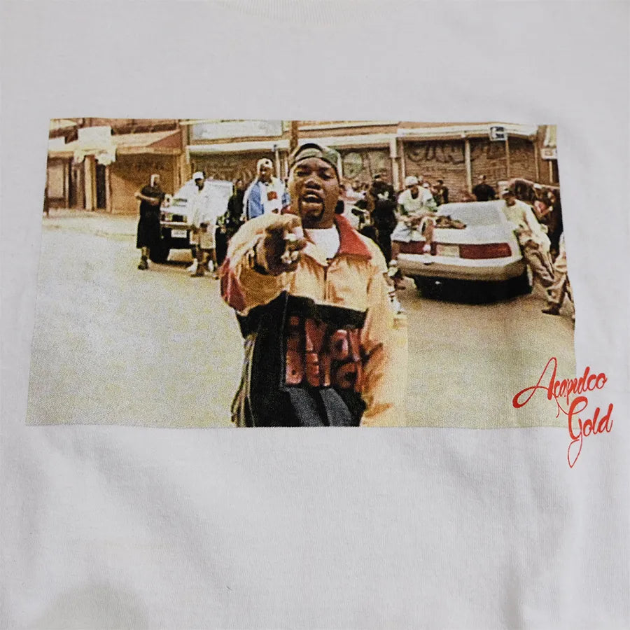 ACAPULCO GOLD RAEKWON SNOW BEACH T-SHIRT WHITE