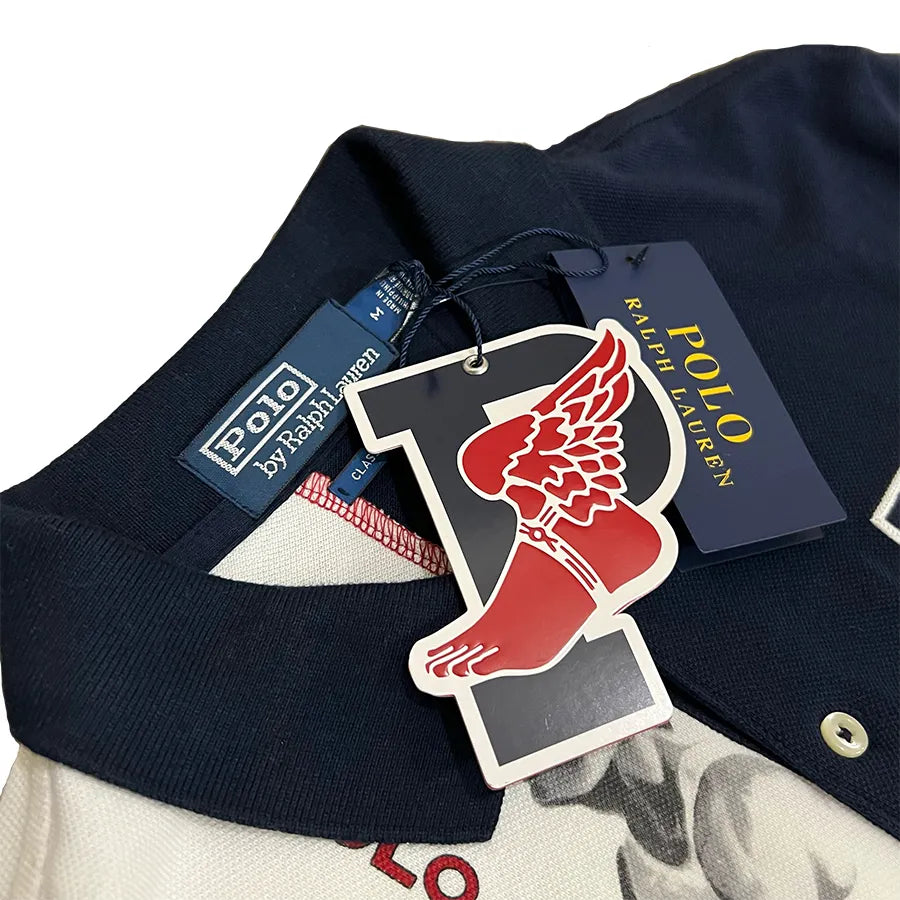 POLO RALPH LAUREN STADIUM 1992 PATCH WORK POLO SHIRT