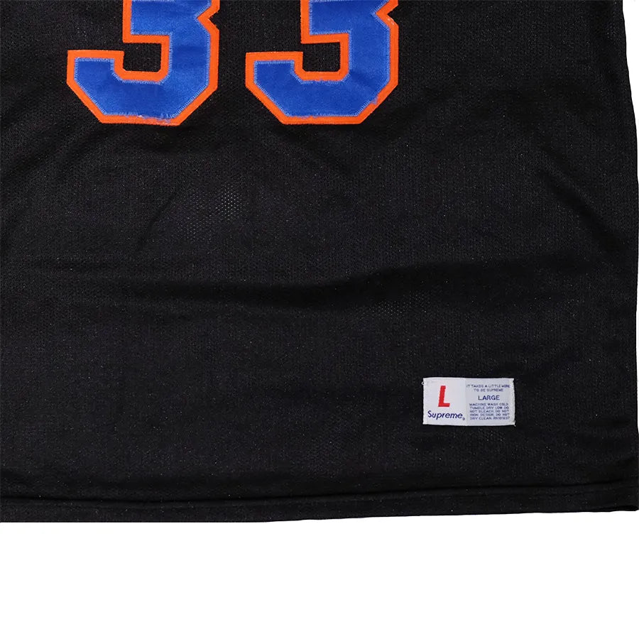 SUPREME NEW YORK KNICKS 33 EWING BASKETBALL JERSEY BLACK