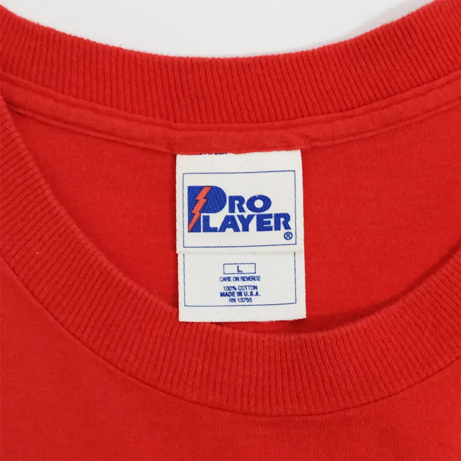 VINTAGE PRO PLAYER CHICAGO BULLS DENNIS RODMAN T-SHIRT RED