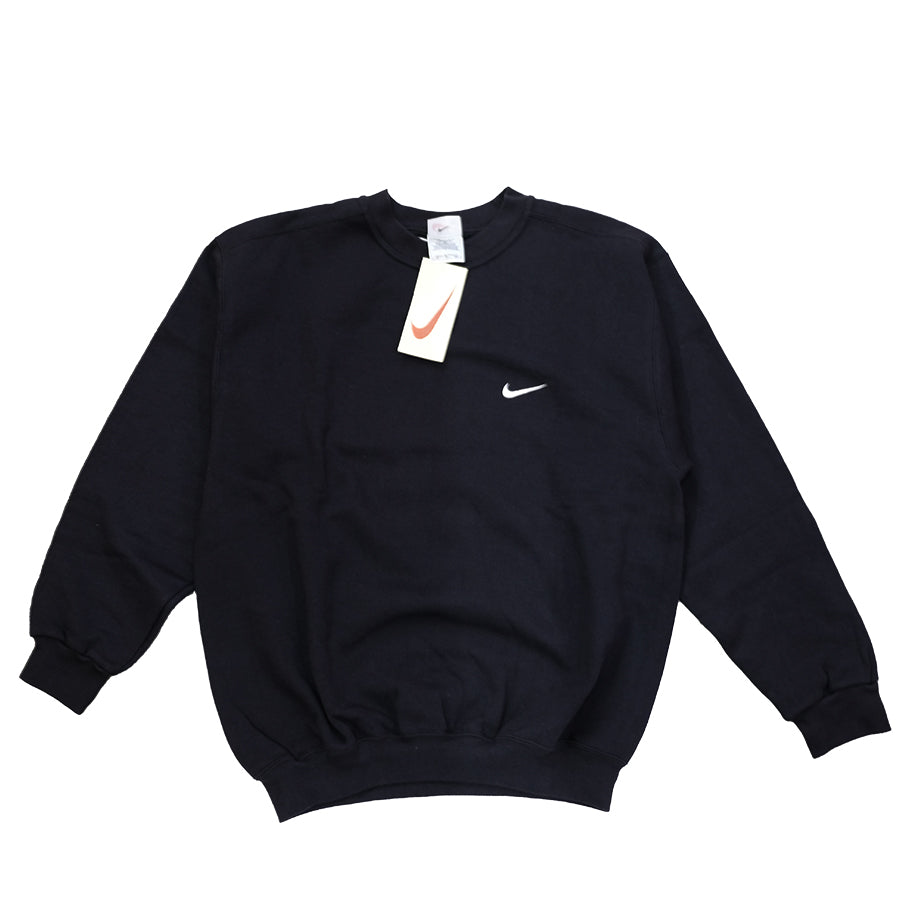 VINTAGE 90S NIKE SWEAT SHIRT BLACK L