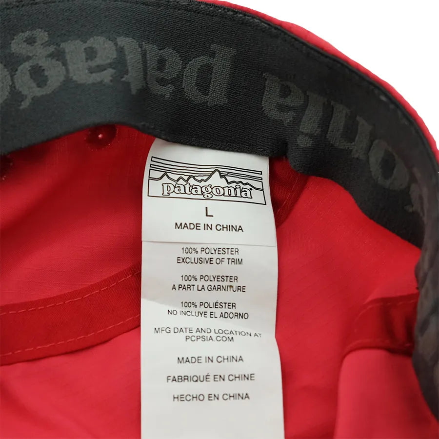 PATAGONIA LONG BILL HAT RED