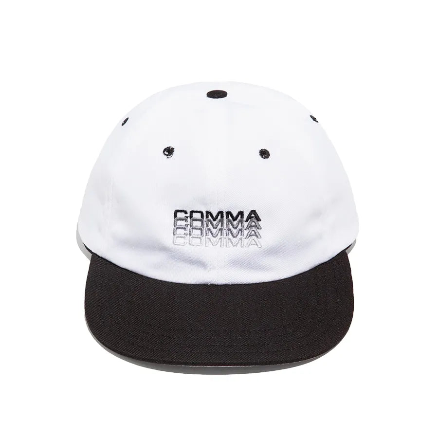 COMMA FAT STACKS HAT WHITE / BLACK BRIM