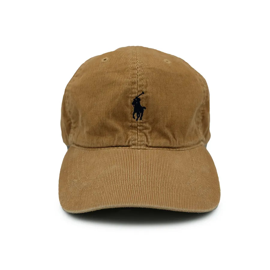 POLO GOLF RALPH LAUREN CORDUROY HAT BROWN