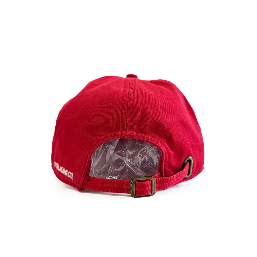 VINTAGE RALPH LAUREN POLO JEANS HAT RED P 67
