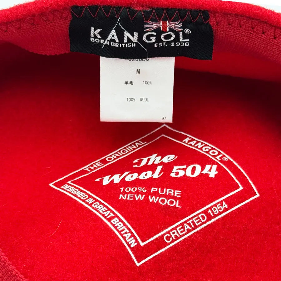 KANGOL HAT WOOL 504 RED