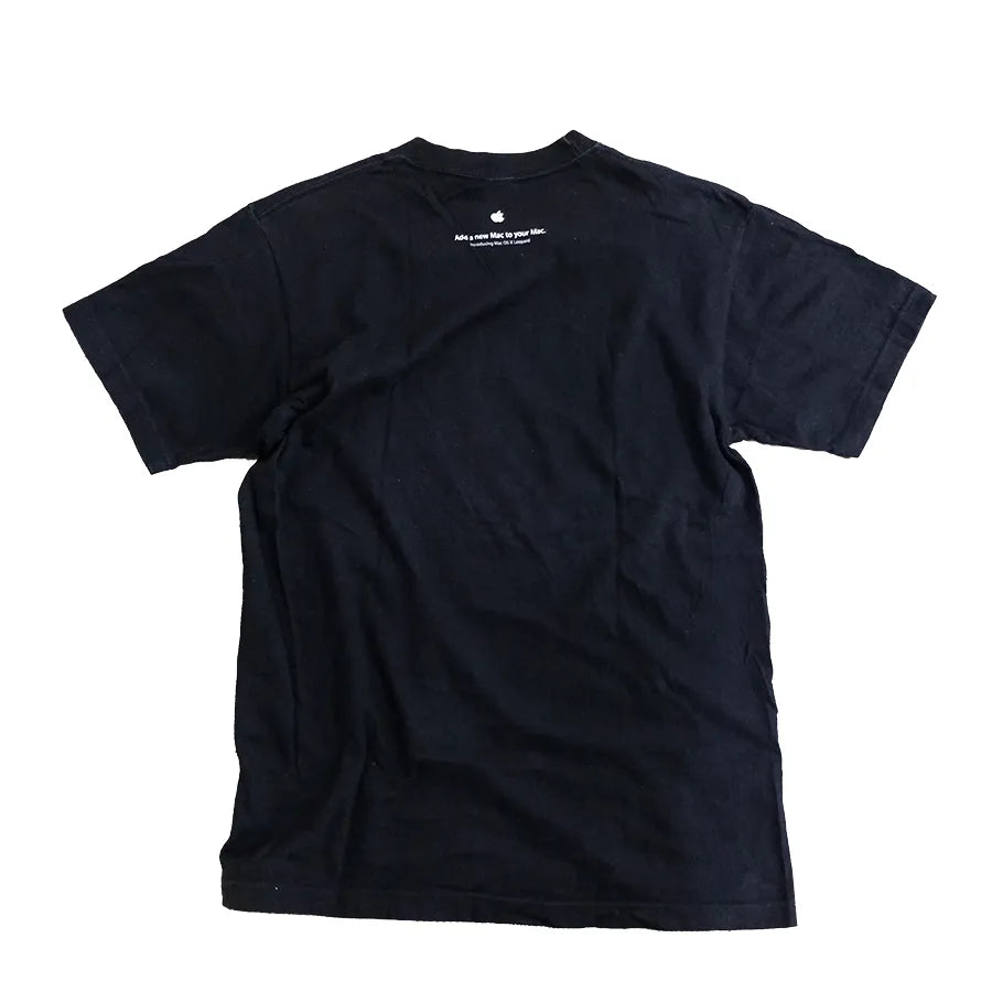 VINTAGE APPLE INTRODUCING MAC OS X LEOPARD T-SHIRT BLACK