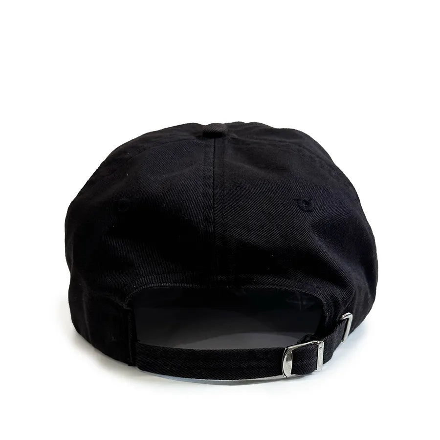 VINTAGE POLO SPORT RALPH LAUREN OCEAN CHALLENGE COMPASS STRAP BACK HAT BLACK