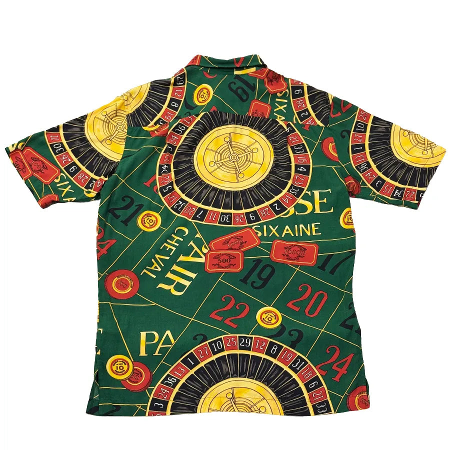 POLO RALPH LAUREN THE CASINO COLLECTION GREEN BUTTON UP SHIRT 2020 RELEASE