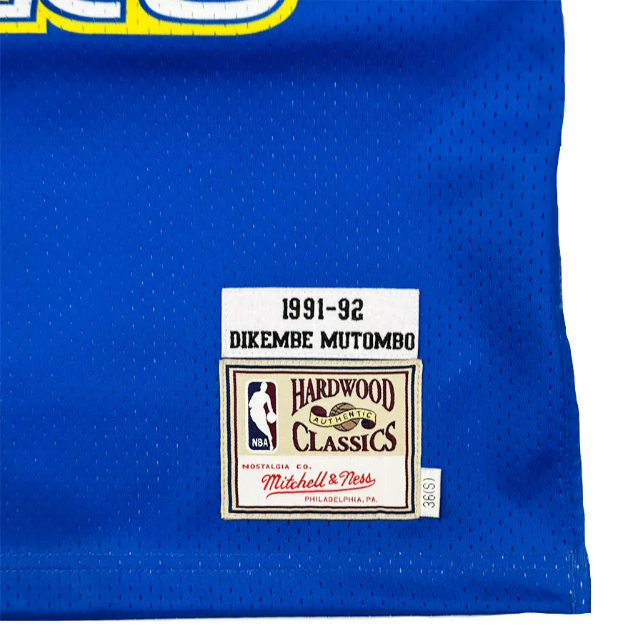 MITCHELL & NESS AUTHENTIC MUTOMBO NUGGETS 1991-92