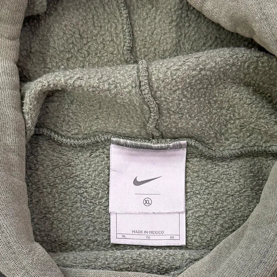 VINTAGE NIKE CENTER SWOOSH LOGO HOODIE PISTACHIO GREEN