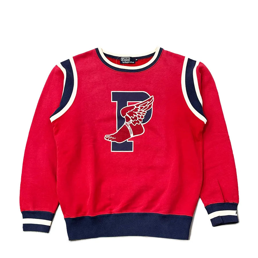 VINTAGE POLO RALPH LAUREN P WING 1992 STADIUM CREWNECK SWEATSHIRT VINTAGE POLO RALPH LAUREN P WING 1992 STADIUM CREWNECK SWEATSHIRT