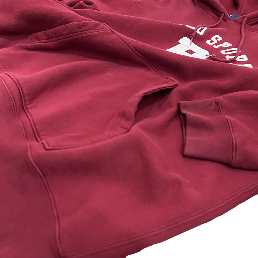 VINTAGE POLO SPORT RALPH LAUREN HOODY BURGUNDY