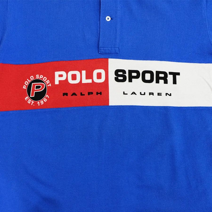 VINTAGE POLO SPORT POLO SHIRT BLUE L