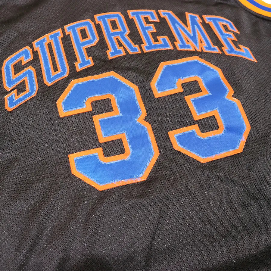 SUPREME NEW YORK KNICKS EWING BASKETBALL JERSEY BLACK
