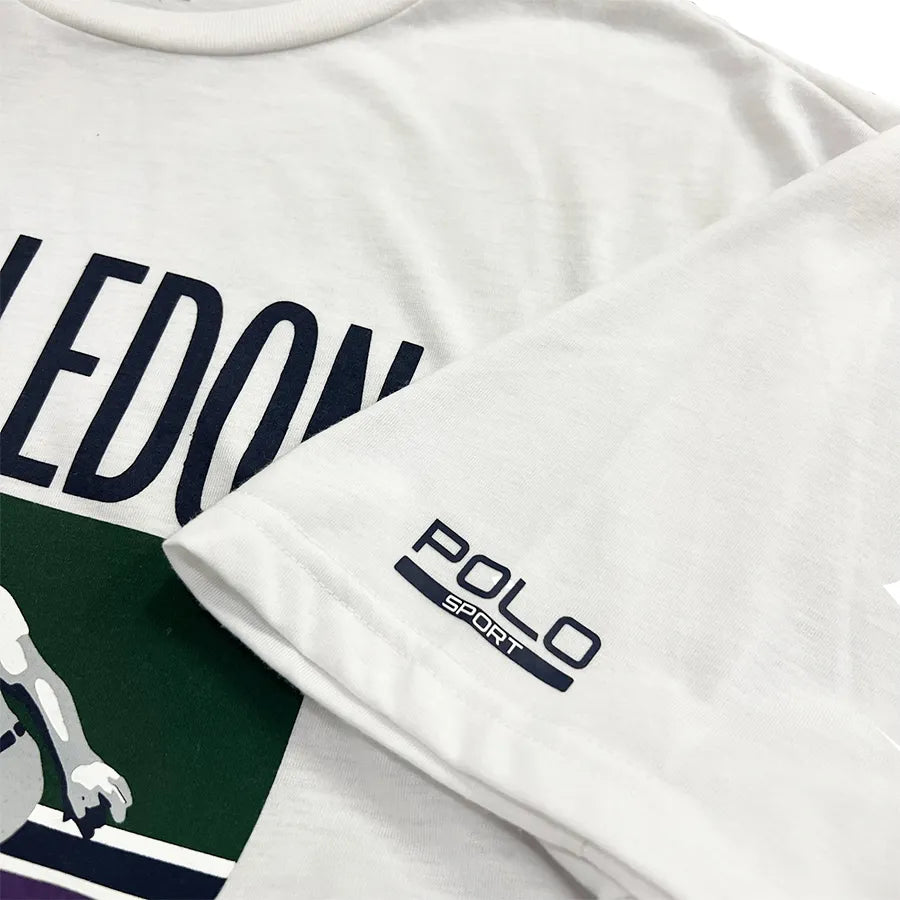 POLO SPORT RALPH LAUREN WIMBLEDON 2013 T-SHIRT WHITE