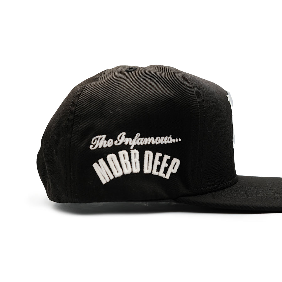 SUPREME MOBBE DEEP DRAGON DROP A GEM ON 'EM HAT BLACK SS23