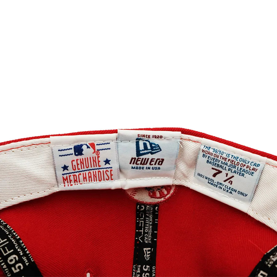 NEW ERA KANJI YANKEES HAT RED NAVY