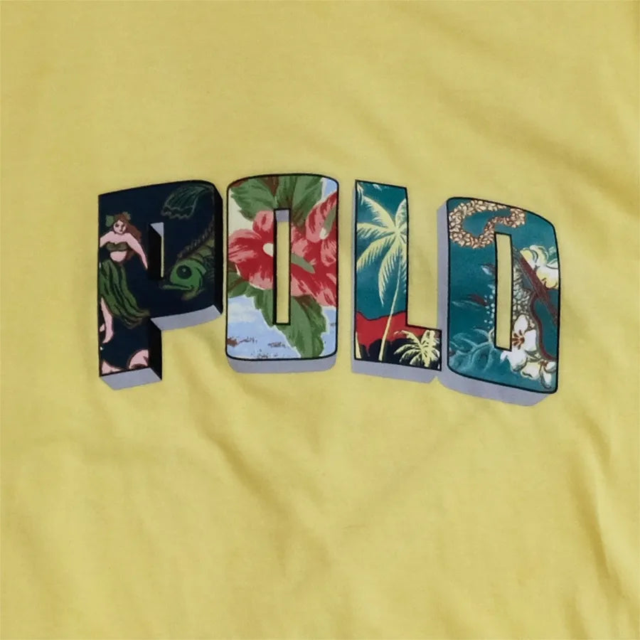 VINTAGE POLO RALPH LAUREN HAWAIIAN FRORAL T-SHIRT