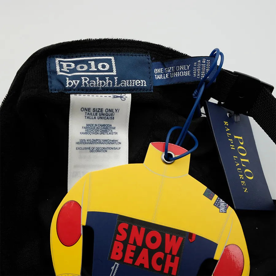 POLO RALPH LAUREN SNOWBEACH CAMP HAT BLACK