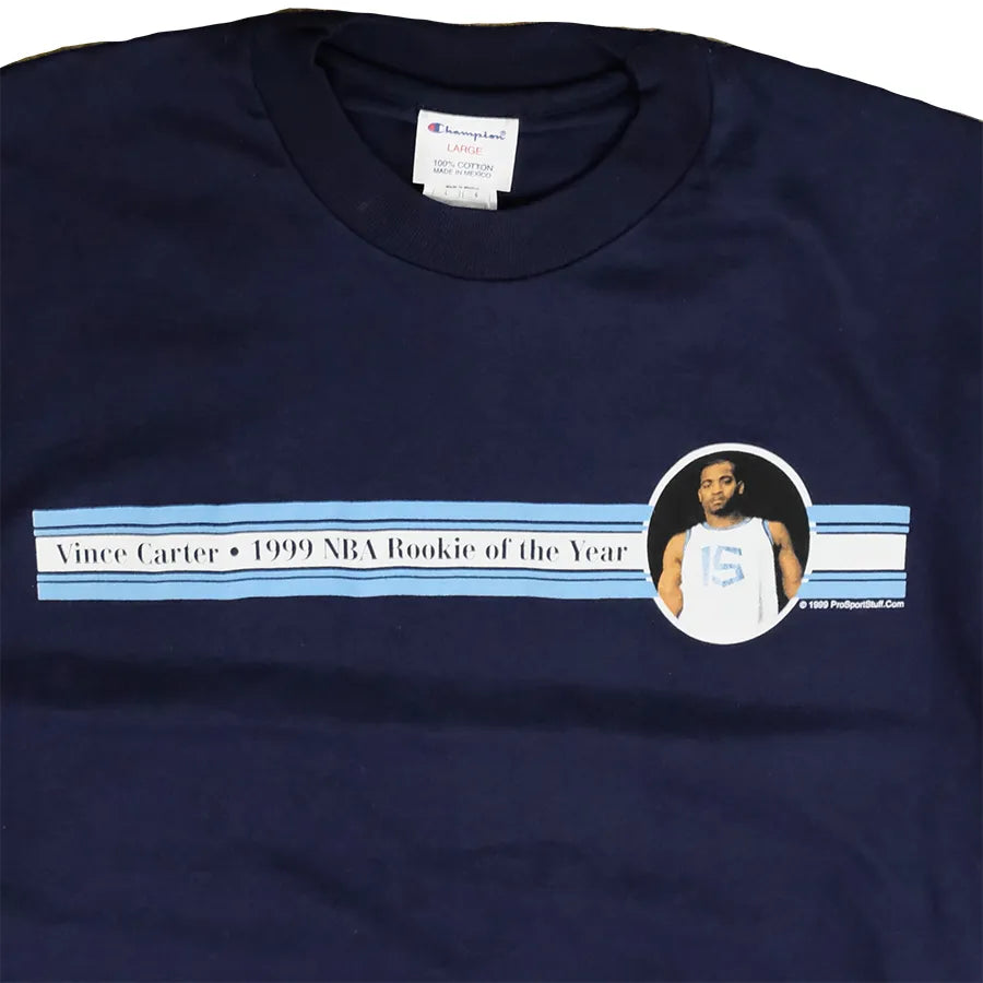 VINTAGE 1999 CHAMPION VINCE CARTER ROOKIE OF THE YEAR T-SHIRT